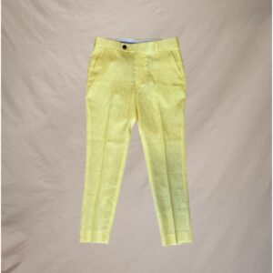 Pantalón Lino Amarillo Rey