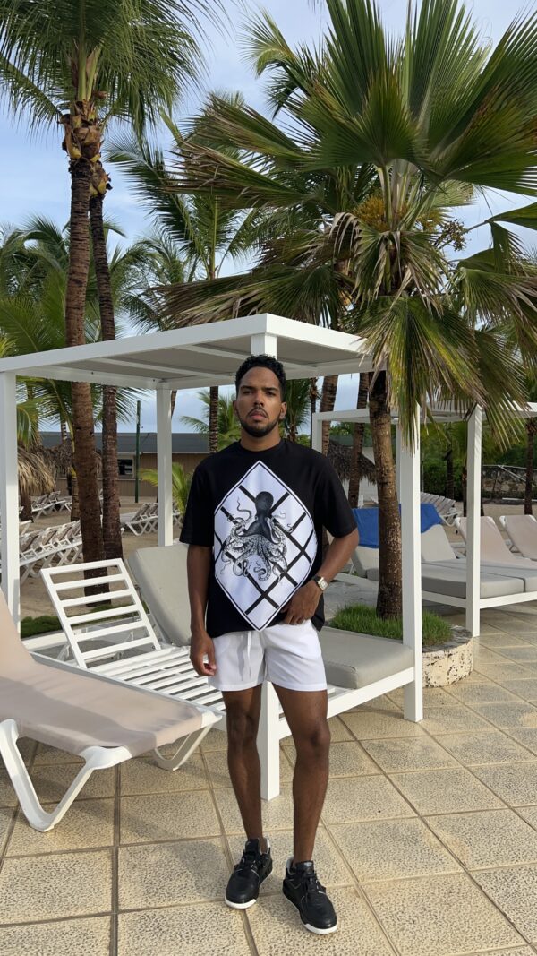 T-Shirt Pulpo Negro - Imagen 2