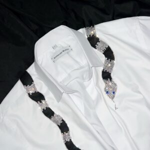Camisa Serpiente en Cristales